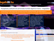 Tablet Screenshot of legalisdj.hu